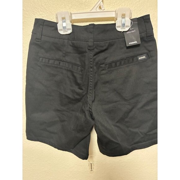 NWT RSQ Chino Shorts Summer Casual Preppy Boys Size 12 Black - Picture 2 of 9